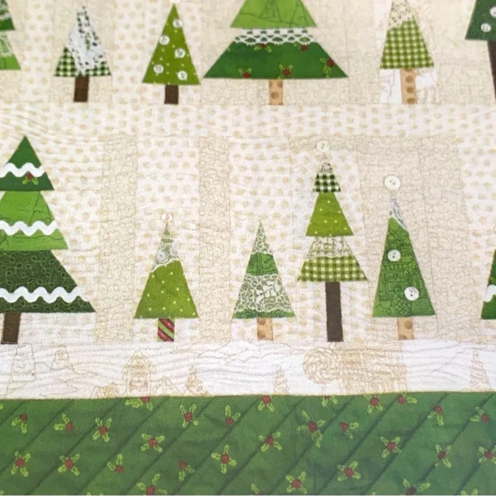 Seasonal Holiday Quilt Wall Hanging Patterns & Tea Towel Pattern Lot of 3 NWT